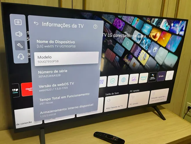 Smart TV LG 50" 4K 50UQ7950PSB
