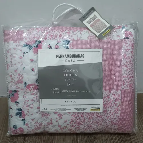 Colcha Casal Queem Boutis - Nova