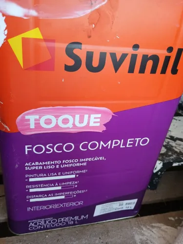 Vendo tinta Suvinil branco 18L