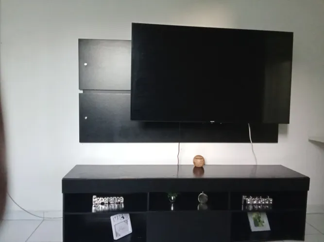 Aparador de canto, painel e rack por apenas 200,00