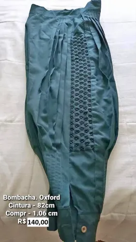 Bombacha Oxford verde masculina