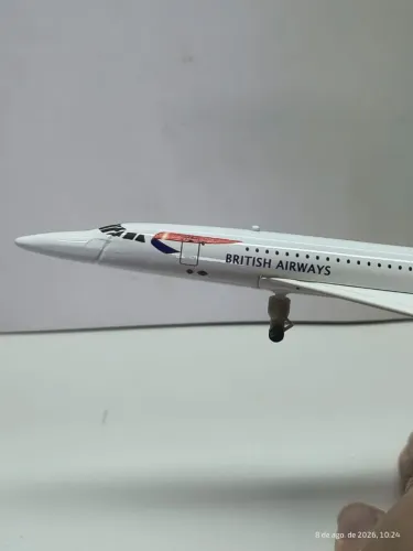 Concorde avião British 20 cm