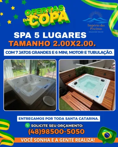 Promoção de Banheiras e Spas
