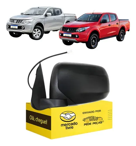 Retrovisor L200 Triton 2017 18 19 20 2021 2022 Elétrico L.e