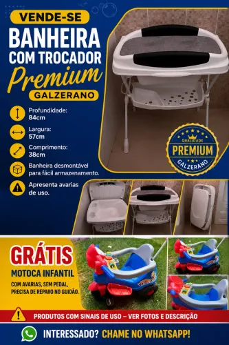 Vende-se Banheira Galzerano premium