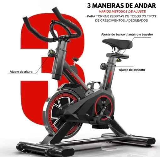 Bicicleta Spinning Ergométrica Fitness Academia