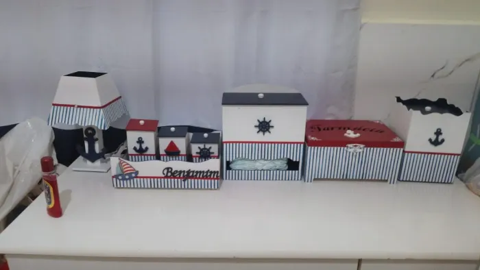 Kit higiene bebê menino marinheiro