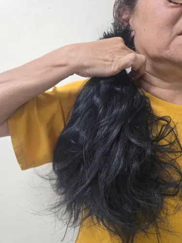 Cabelo humano 170g ondulado