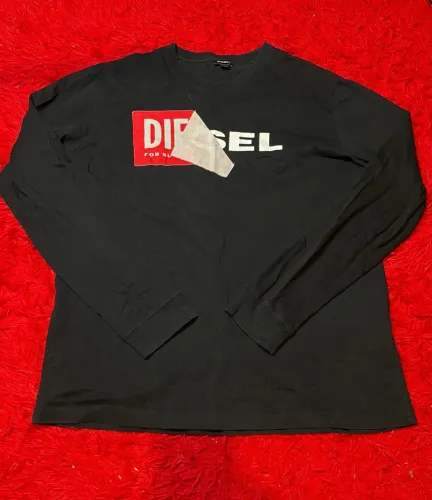 camisa diesel manga longa original