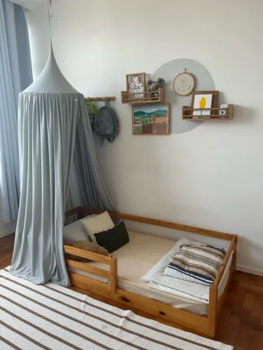 Cama solteiro pinus montessoriana