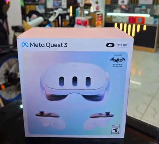 Meta Quest 3 Óculos de realidade virtual 4K lacrado