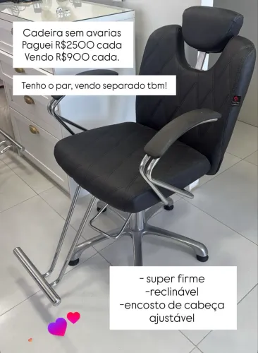 Cadeira Salão de Beleza
