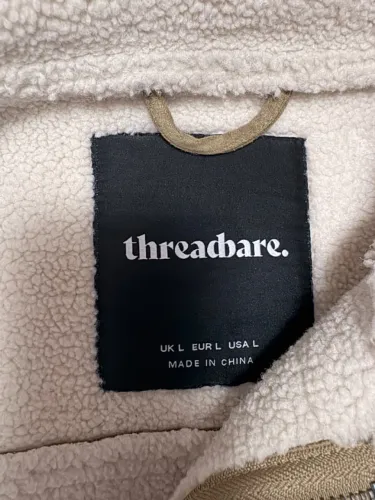 Casaco Threadbare. Europeu Jaqueta