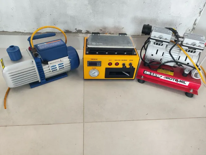 Kit Máquinas p/ Trocar Vidro de Celulares<br>Oca Prime