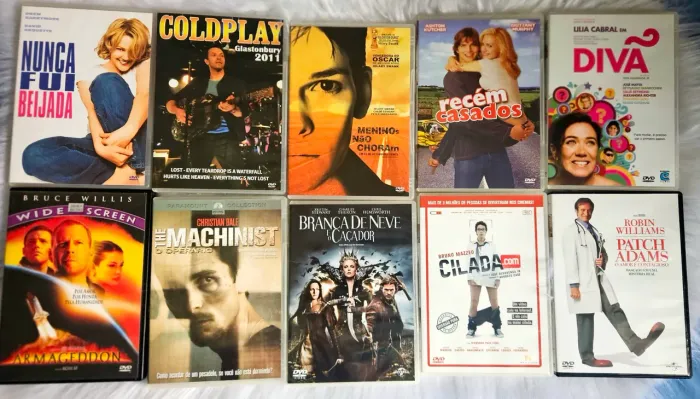 DVDs originais - Ideal para colecionadores e hobbistas