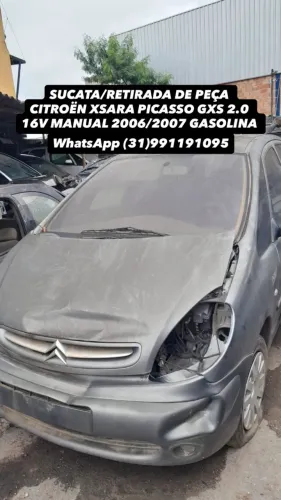 sucata retirada de pecas citroen xsara picasso 2.0 16V GASOLINA 2006 2007 2008