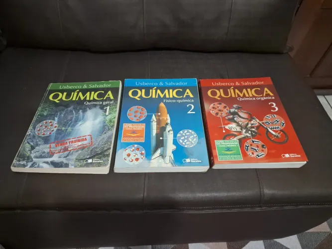 Livros de Química Ens. Médio.
