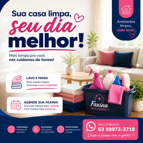 Faxina residencial e comercial 