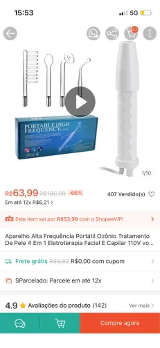 Alta frequência estética