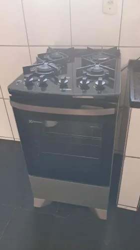 Fogão Electrolux 4 Bocas Preto | Mesa de Vidro | Tripla Chama