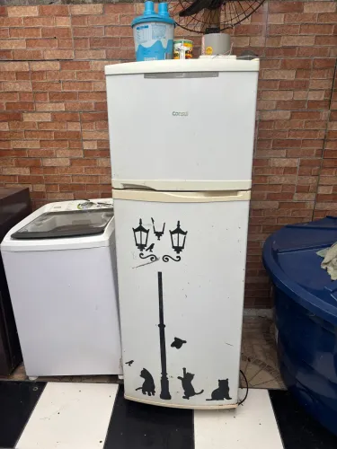 Freezer Vertical + Geladeira Duplex Frost Free - Para Conserto ou Peças