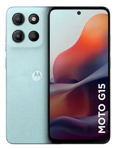 Smartphone Motorola Moto G15 - 128gb 12gb (4gb Ram+8gb Ram Boost) Azul Claro