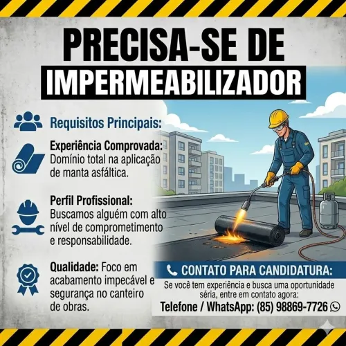 Precisa-se de Impermeabilizador
