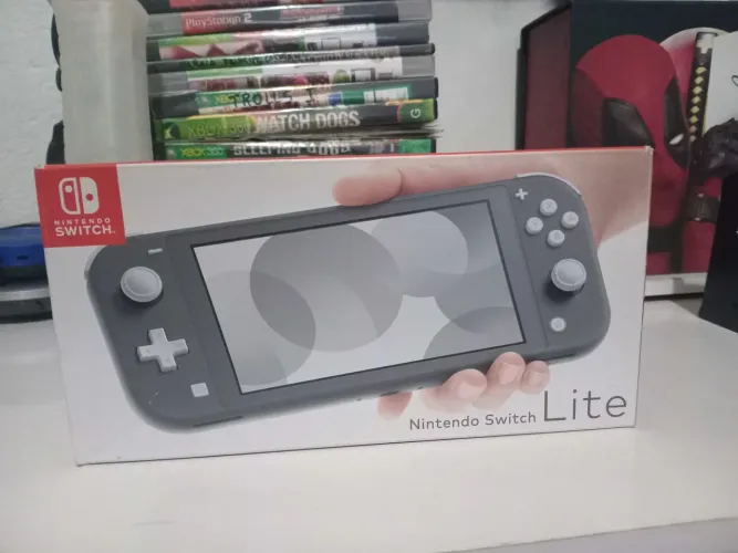 Nintendo switch lite desbloqueado com assessórios