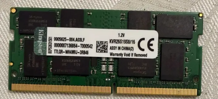 Memória Kingston ValueRAM 16GB DDR4 2666MHz Notebook (SO-DIMM)