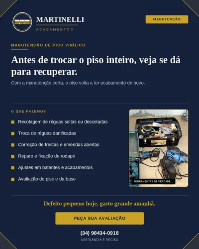 Manutenção de Piso Vinilico