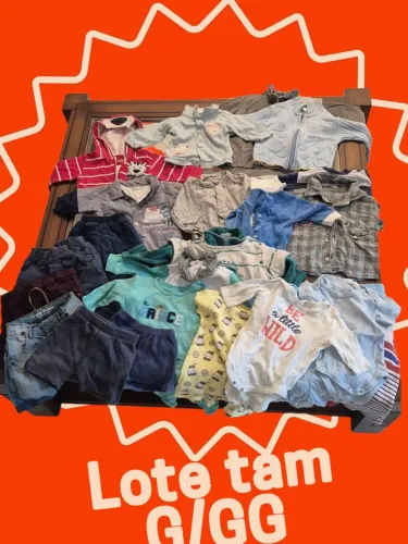 Kit/ lote menino bebê  tamanho g/gg