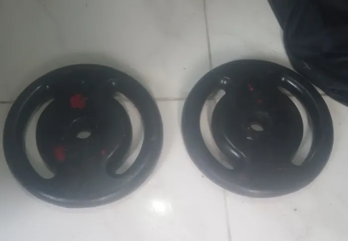 Anilha vazada par 15 kg
