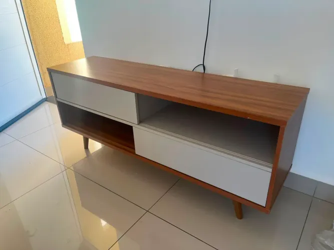 Bancada Para Tv Até 50" Na Promoção/Entrega É Montagem Disponível Loja R L Moveis