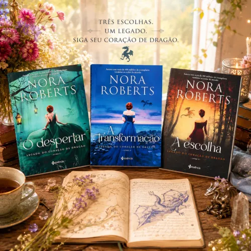 Trilogia Legado Coração de Dragão de Nora Roberts