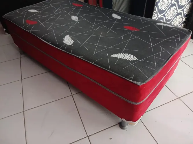 Cama de solteiro espuma de 20 cm