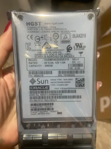 HD HGST 200GB SAS - Novo | Linha Corporativa Oracle/Sun R$ 450,