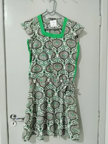 Vestido infantil Criando gente estampado P