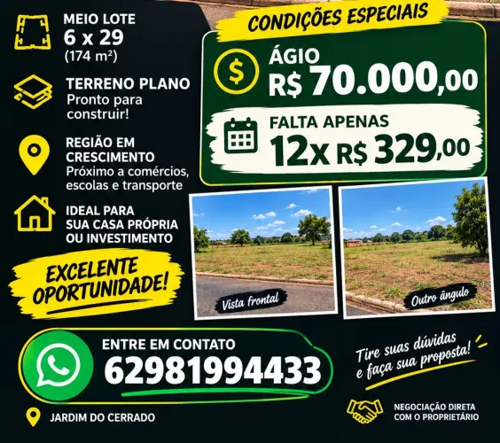 Ágio meio lote falta 12x329