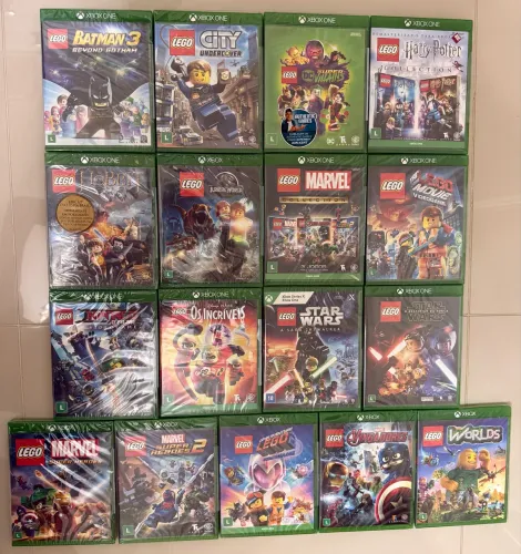 Coleção Jogos Lego Novos Lacrados