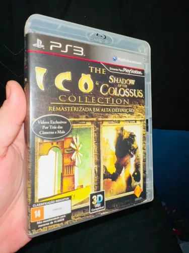 Jogo original para ps3 - the shadow of the colossus + ico remaster collection 
