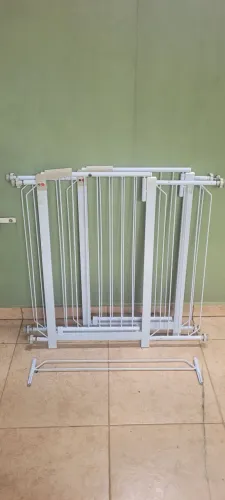 Portão grade Tubline para criança e pet. 3 unidades