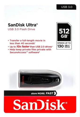 Pen Drive Sandisk ultra 512 gigas