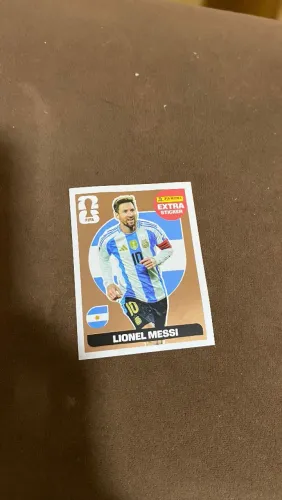Figurinha Messi de Broze original em ótimo estado
