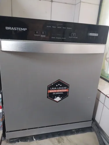 LAVA LOUÇA BRASTEMP 8 SERVIÇOS - 110 VOLTS