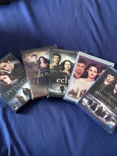 Dvds Duplos Saga Crepúsculo - 10 discos