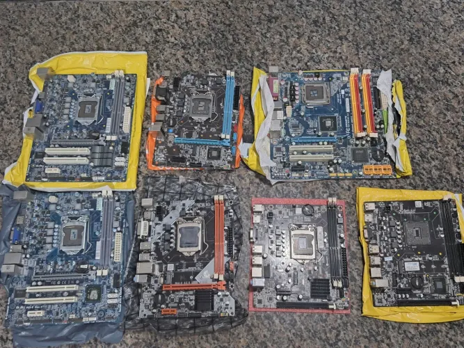 Lote de placa mãe lga 1155 e 775 para concerto ou retirada de peças (valor a combinar)