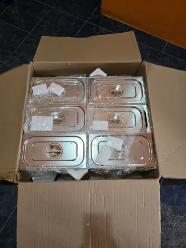 BUFFET 6 cubas 1/3 aço inox zepper capacidade de 4,3 litros
