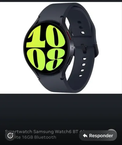 Smartwatch Samsung whath 6 em estado de novo
