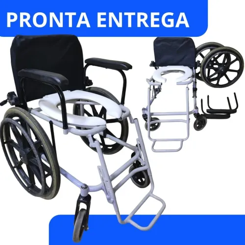 Cadeira de Banho Hygienika Ortobras Desmontável Dobrável Alumínio