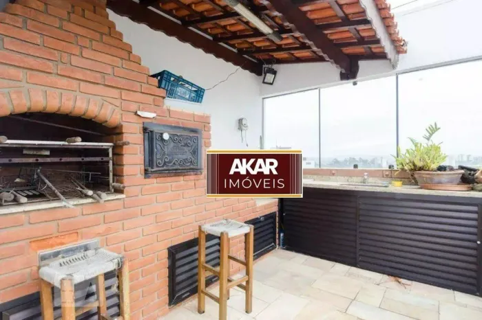 Apartamento tipo cobertura a venda com 320m², 3 quartos e 4 vagas Bairro Anchieta-SBC